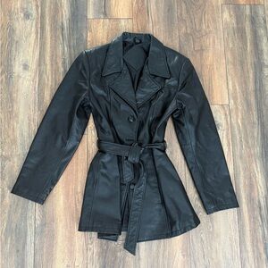 Jacqueline Ferrar leather coat